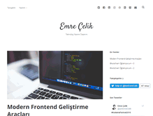 Tablet Screenshot of celikemre.com